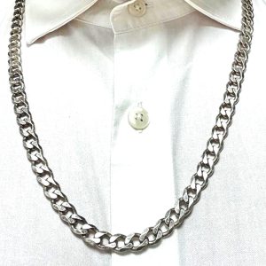 lant cubanez barbatesc din argint 925