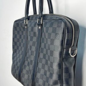 Alternative view of geantă originala de tip servietă Louis Vuitton Porte-Documents Voyage
