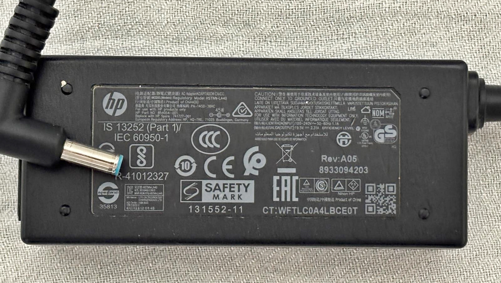 Incarcator laptop HP – 19.5V / 2.31A / 45W original